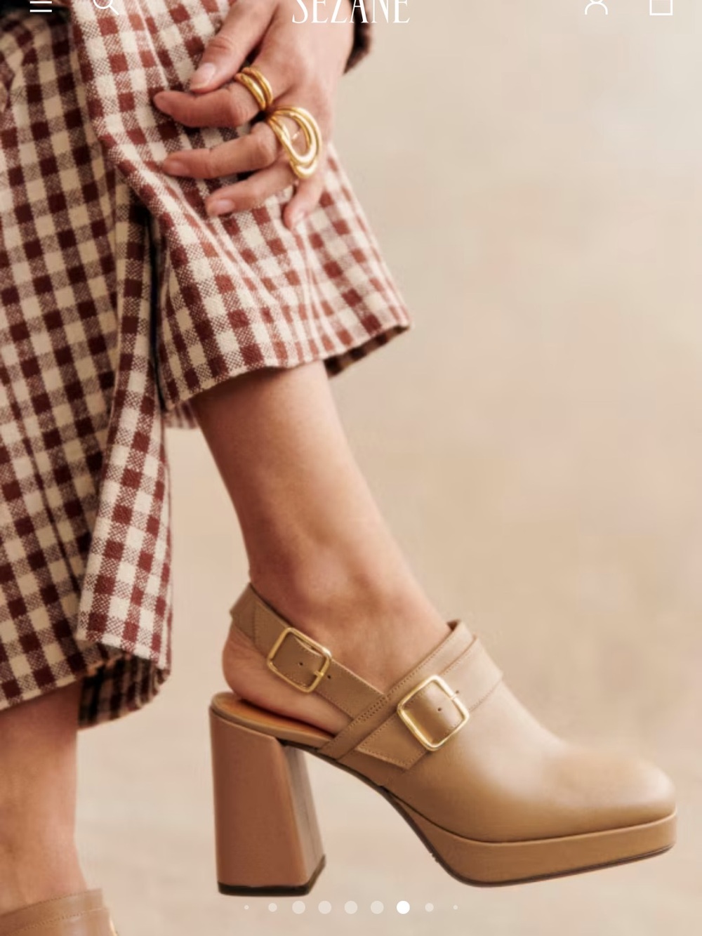 Rare! Sezane REBECCA HIGH CLOGS - Retail $250